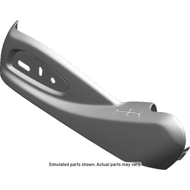 Light Platinum Driver Seat Cushion Outer Finish Panel