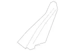 2023-2025 Mercedes-Benz - Molding, Driver Door