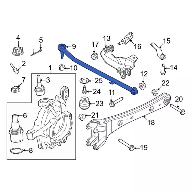 HC3Z-3B239-E - Track Bar 2017-2026 Ford | Ford Parts Direct