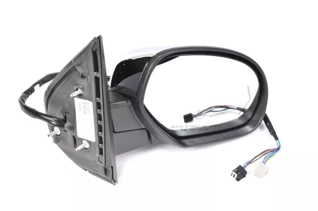 Bright Chrome Passenger Side Door Mirror