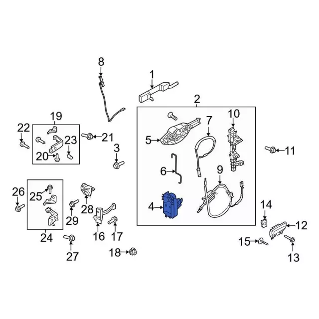  Go 64GB　未開封 ML3Z-15264A26-G - Lock Actuator 2021-2026 Ford | Ford Parts Direct
