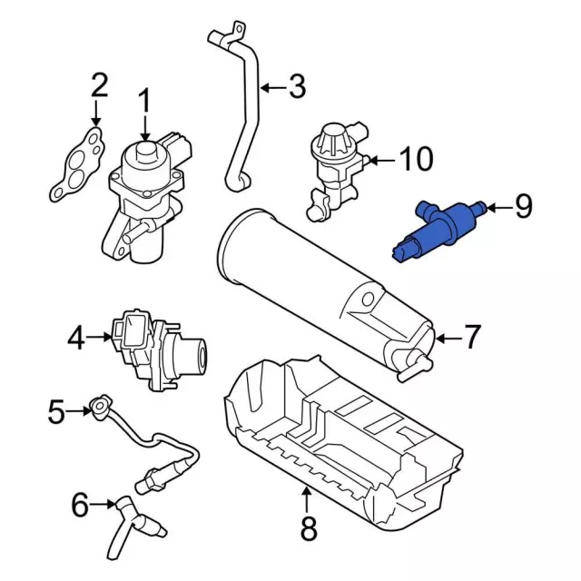 6f9z9f945aa - Ford Vapor Canister Purge Solenoid | Levittown Ford