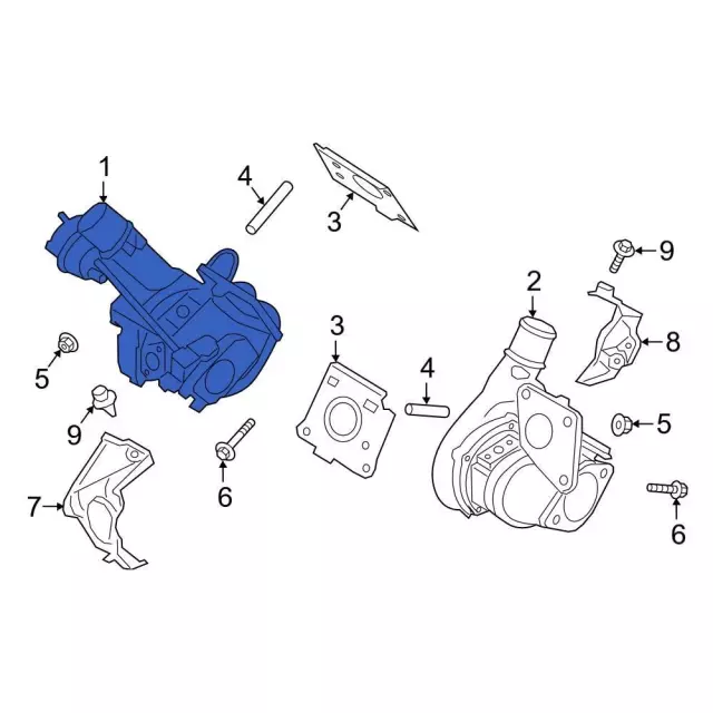 l1mz6k682c - Ford Exhaust Manifold | Levittown Ford Parts