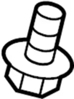 Lower Gate Trim Clip