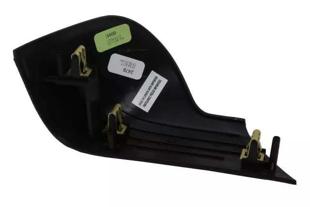 Jet Black Front Passenger Side Door Armrest Cover Trim