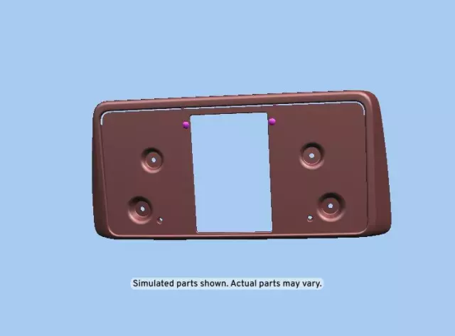 EOS For 08-15 Cadillac CTS CTS-V | Front Bumper Tow Hook License