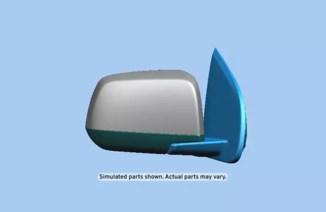 Black Passenger Side Door Mirror