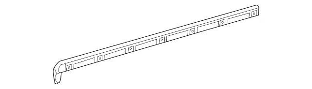 906-766-07-37 - Center Rail 2010-2018 Mercedes-Benz
