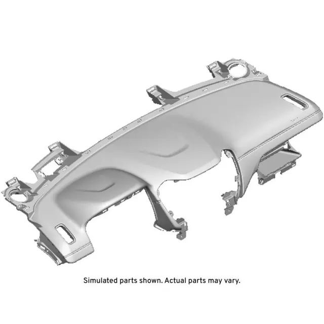 Holley 553-395 73-83 GM Truck Dash Bezel, 7.5 Inch Dash, wAC
