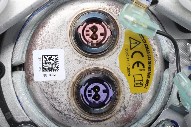 Black Steering Wheel Airbag