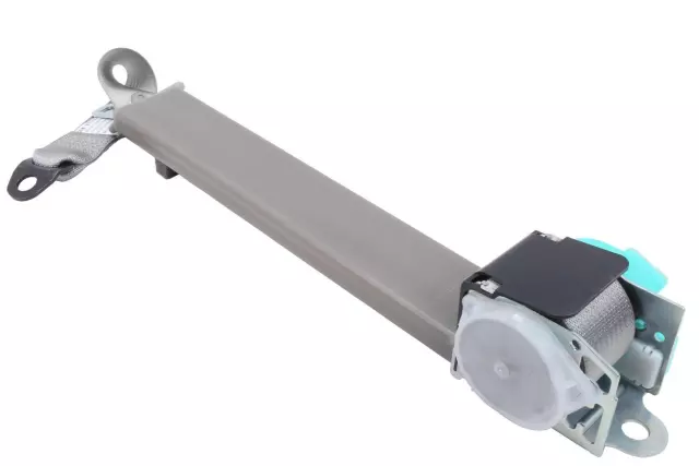 Light Gray Rear Center Seat Belt with Retractor