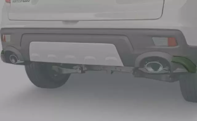 Rear Under-Body Spoilers - Black Forest Pearl