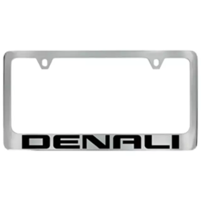 License Plate Frame, Chrome, Denali