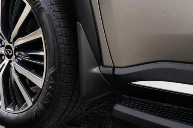 T99J2-7JA3A - Front Splash Guards (Black Obsidian) 2025-2026