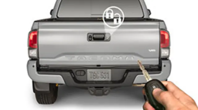Tailgate Lock, Remote, Extra Long Wheelbase