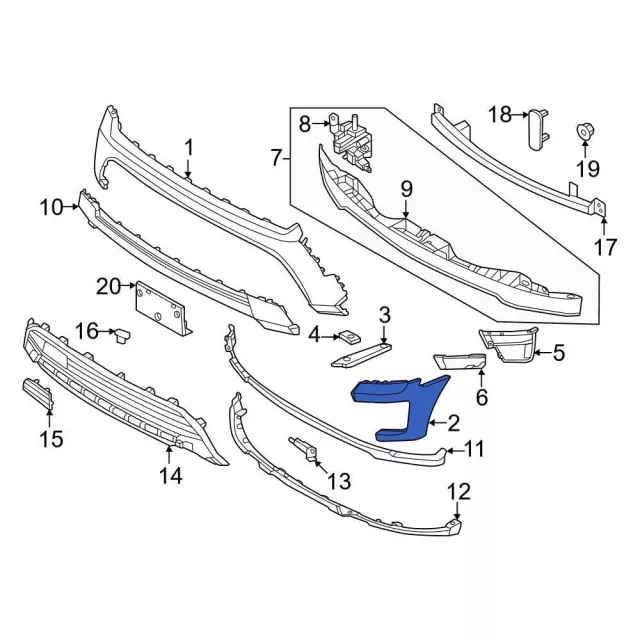 2022-2024 Ford Expedition Side Cover NL1Z-8419-BBPTM | OEM Parts