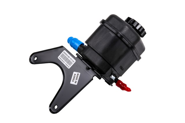 GM Power Steering Pump, Chrome Power Steering Reservoir - View #7