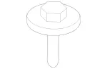 1994-2023 Mercedes-Benz - Hexagon Head Screw