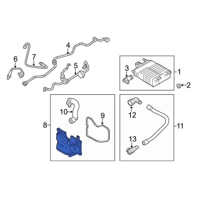 CP9Z-6A785-A - Vapor Canister Purge Valve Assembly 2012-2022 Ford