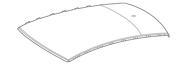 167-657-06-00 - Paneling, Roof 2020-2026 Mercedes-Benz | Mercedes