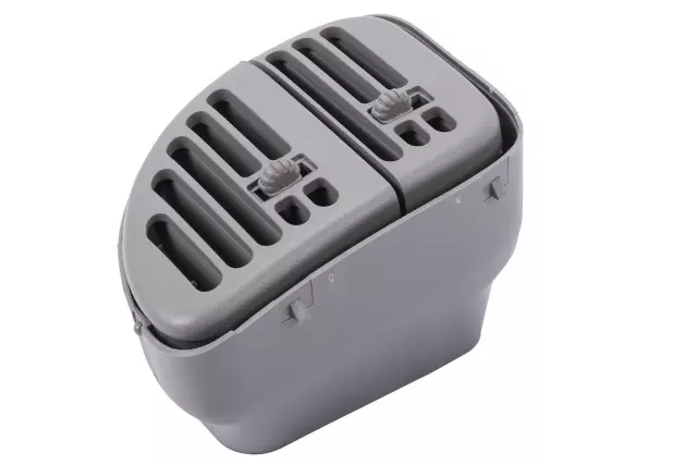 Medium Gray Passenger Side Center Instrument Panel Air Outlet Deflector