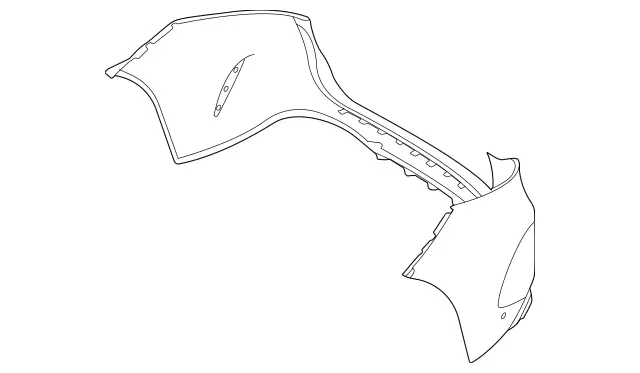 Genuine OEM Bumper Cover | 167-880-47-00-9999 | Fits Select