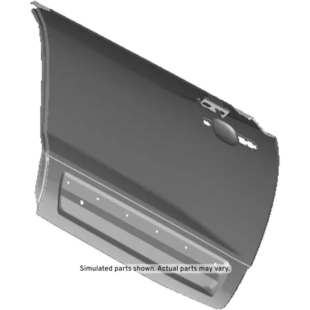 Passenger Side Rear Outer Door Panel with Reinforcements