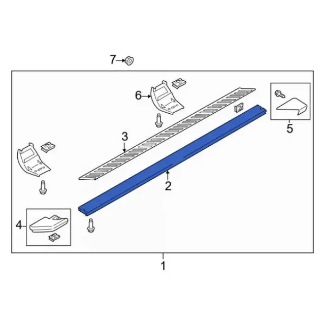ML3Z-16450-FA - Running Board - 2021-2026 Ford F-150 | Eastgate