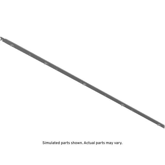 Medium Variegated Chrome Front Passenger Side Door Molding