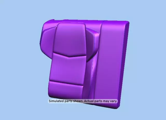 2015-2019 Cadillac ATS - Jet Black Rear Passenger Side Seat Back Cover