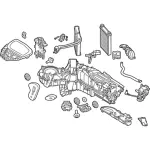 A/C Evaporator Core And Case Assembly