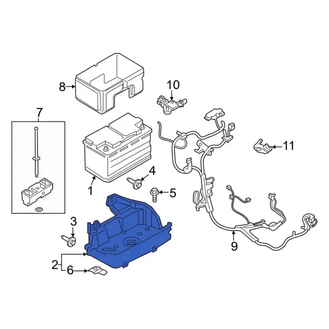 Tray Assembly Battery