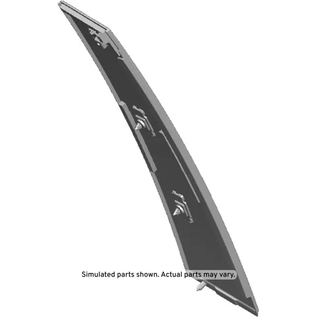 2021-2024 GM - Rear Passenger Side Door Window Frame Rear Applique