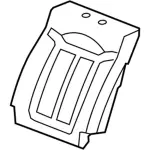PAD - REAR SEAT BACK