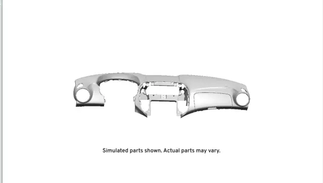 Jet Black Instrument Panel Upper Trim Panel