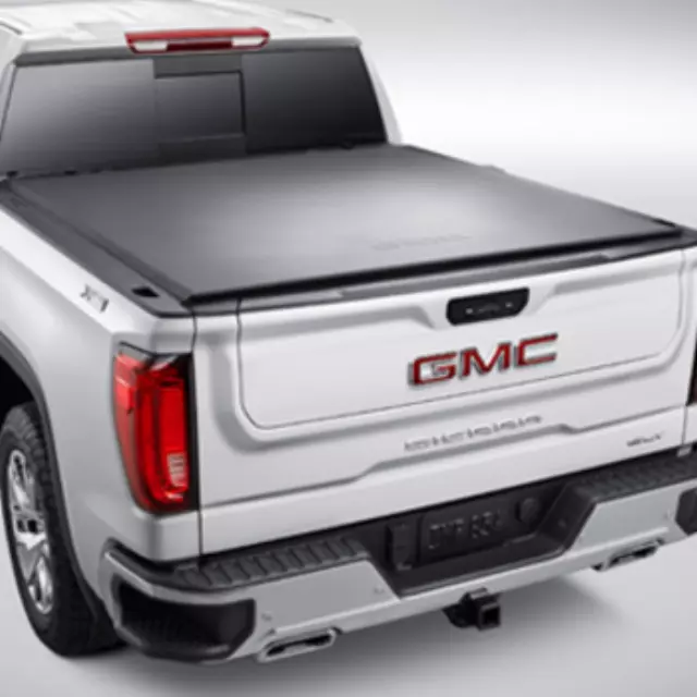 Long Bed Soft Roll-Up Tonneau Cover With Gmc