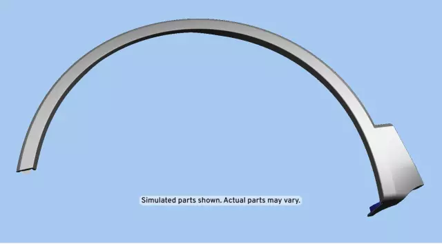 Primed Driver Side Front Wheel Opening Molding