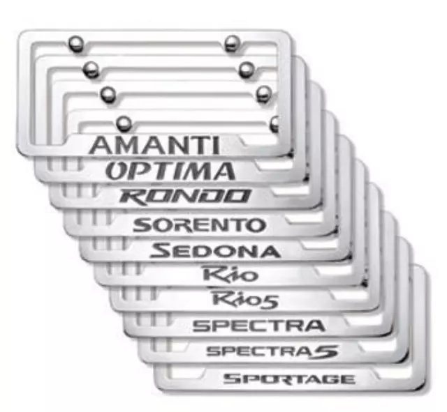 License Plate Frame - Chrome - Spectra5