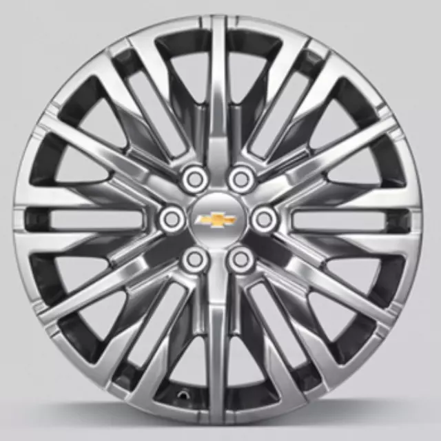 84799389 - Wheels: 22 Wheels, 6 Split-Spoke, Polished Finish for Cadillac: Escalade | Chevrolet: Silverado 1500 | GMC: Sierra 1500, Yukon Image