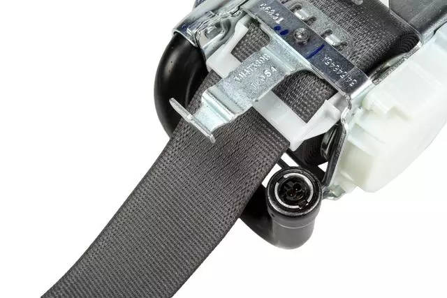 Dark Ash Gray Driver Seat Belt with Retractor and Pre-Tensioner