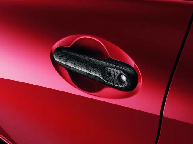 thumbnail image 2 of CCI Gloss Black Stick-On Door Handle Covers W/SmartKey CutOut For 2019-2021 Nissan Altima 2 of 6