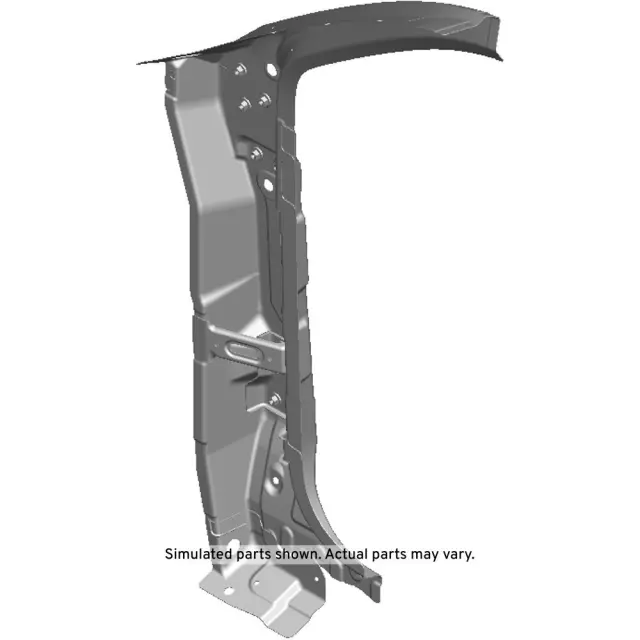 Passenger Side Body Hinge Pillar Outer Panel Reinforcement