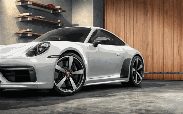 thumbnail image 2 of Aliath Paint Protection Film Kit For Porsche 911 993 Turbo & C4S Rear Quarter Stone Chip Guard 2 of 3