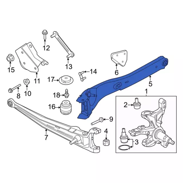 2023  2026 Ford Radius Arm PC3Z3A360C