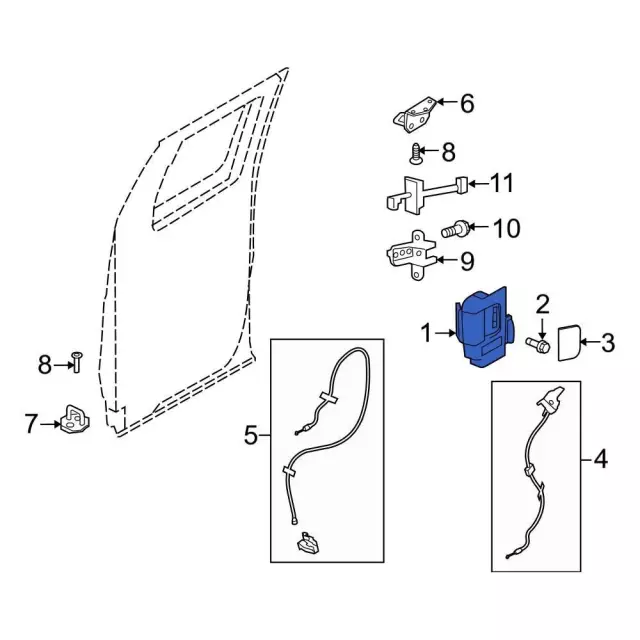 cl3z1522405ac - Ford Exterior Door Handle | Levittown Ford Parts