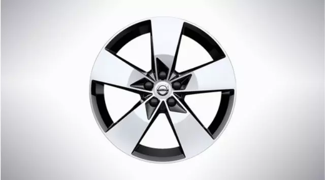 19-Inch 5-Spoke Black White Alloy Wheel - Volvo (31471554)