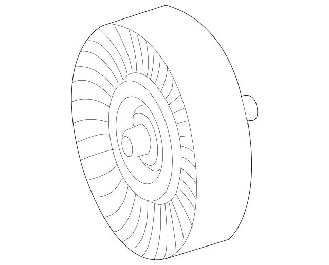 2002 – 2005 Mercedes-Benz Accessory Drive Belt Idler Pulley 271-206-00-19