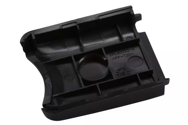 Jet Black Front Seat Belt Anchor Plate Tensioner Cover