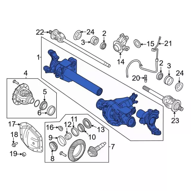 pc3z4010n - Ford Axle Housing | Levittown Ford Parts