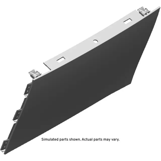 Black Front Seat Back Rear Center Cover